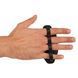 Накладки на ладони грипсы Gym Grips для силовых тренировок и турника нескользящие силиконовые SP-Sport TA-6742 2 шт черный TA-6742 фото 3