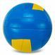 Мяч волейбольный UKRAINE BALLONSTAR VB-6528 №5 PU синий-желтый VB-6528 фото 2