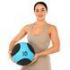 М'яч медичний медбол Medicine Ball LiveUp LP8112-10 10кг чорний-синій LP8112-10 фото 7