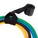 Эспандер многофункциональный для фитнеса 5 жгутов Resistance Band Zelart FI-6333 в чехле разноцветный FI-6333 фото 12