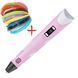 3D ручка Smart 3D Pen 2 c LCD дисплеем, Ручка 3d для развития внимания. Цвет: розовый ws78385-2-1 фото 17
