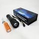 Ручной аккумуляторный светодиодный фонарь Police X-Balog BL-1827-P90 переносной с USB зарядкой оптическим зумом и металлическим корпусом + ремешок на руку ws44441 фото 5