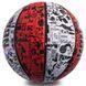 Мяч баскетбольный резиновый SPALDING NBA GRAFFITI 83574Z размер 7 красный-серый 83574Z фото 2