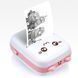 Портативний мініпринтер Mini printer з Bluetooth для термодруку без чорнила зі смартфона. Колір: рожевий ws65785 фото 4