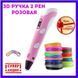 3D ручка Smart 3D Pen 2 c LCD дисплеем, Ручка 3d для развития внимания. Цвет: розовый ws78385-2-1 фото 16