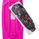 Пенни борд Penny Board круизер пластиковый со светящимися колесами 22' FISH SK-405-5 розовый-белый-салатовый SK-405-5 фото 6