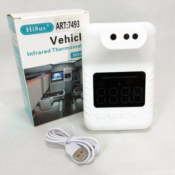 Стационарный бесконтактный термометр Hi8us HG 02 с голосовыми уведомлениями, Термометр электронный ws23828 фото