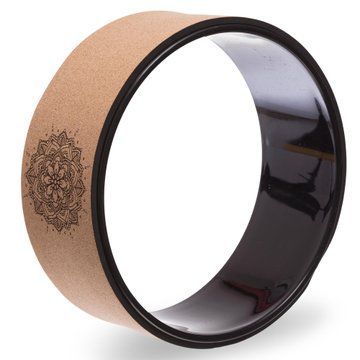 Колесо для йоги пробковое SP-Sport Fit Wheel Yoga FI-1746 черный-коричневый FI-1746 фото