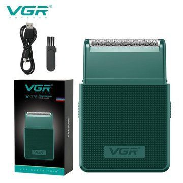 Електробритва VGR V-376 GREEN шейвер, Професійний шейвер-електробритва, Портативна бритва ws18127-1 фото