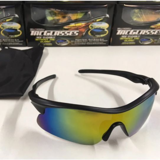 Очки тактические солнцезащитные TAG GLASSES поляризованные антибликовые для водителей разноцветные ws28253 фото