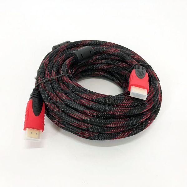 Кабель HDMI - HDMI 10m усиленный в обмотке 10м шнур ws15346 фото