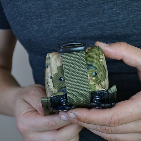 Качественный Подсумок под гранату из кордуры пиксель MOLLE для гранаты тактический ws35232 фото