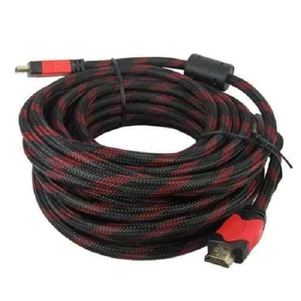 Кабель HDMI - HDMI 10m усиленный в обмотке 10м шнур ws15346 фото