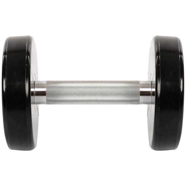 Гантель цельная профессиональная с полиуретановым покрытием LIFE FITNESS SC-80081-6 1шт 6кг черный-красный SC-80081-6 фото