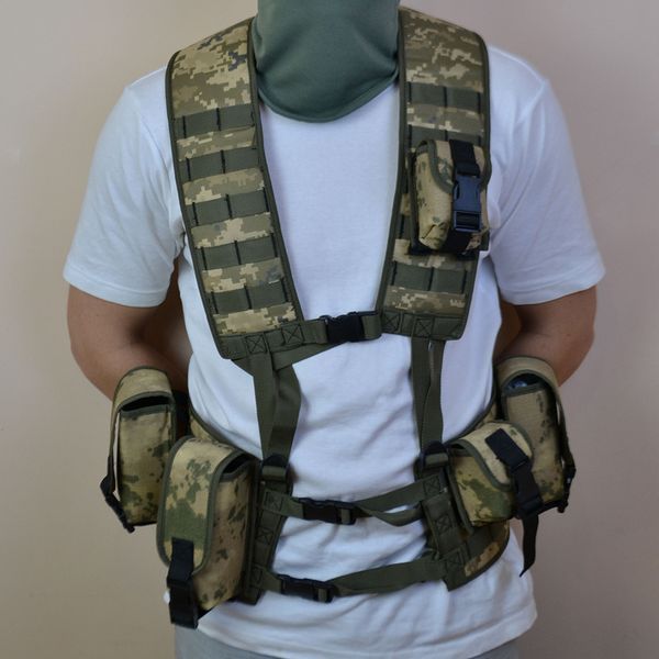 Качественный Подсумок под гранату из кордуры пиксель MOLLE для гранаты тактический ws35232 фото
