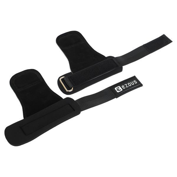Накладки для підтягування та тяги HAND GRIP THICKER LAYERS EZOUS D-17 2шт чорний D-17 фото