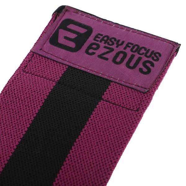 Коленные бинты для приседаний BUNDLED KNEECAP EZOUS A-10 2шт черный-фиолетовый A-10 фото