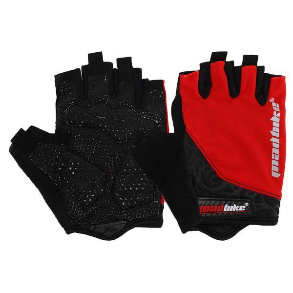 Перчатки велосипедные велоперчатки с открытыми пальцами MADBIKE SK-06 S-XL цвета в ассортименте S SK-06 фото
