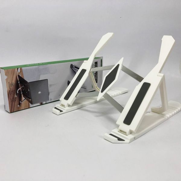 Подставка для ноутбука Multi-Position foldable bracket JC-25 8х22смСтильная подставка. Цвет: белый ws85551-1 фото