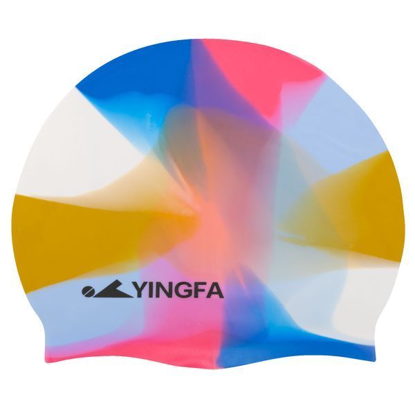 Шапочка для плавания силиконовая для взрослых YINGFA CAMOUFLAGE C0065 цвета в ассортименте C0065 фото