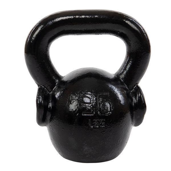 Гиря тренировочная цельная чугунная Iron head Demon Zelart TA-5708-16 вес 16кг черный TA-5708-16 фото