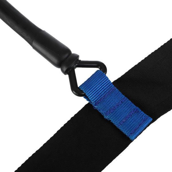 Поясной тренажер парный для плавания MadWave BELT TRAINER TWO SIDE M077106 длина-2,4м черный M077106 фото