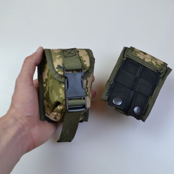 Качественный Подсумок под гранату из кордуры пиксель MOLLE для гранаты тактический ws35232 фото