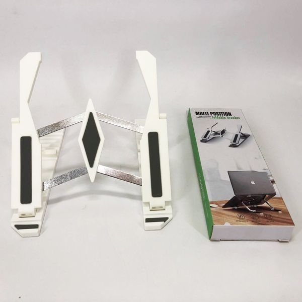 Подставка для ноутбука Multi-Position foldable bracket JC-25 8х22смСтильная подставка. Цвет: белый ws85551-1 фото