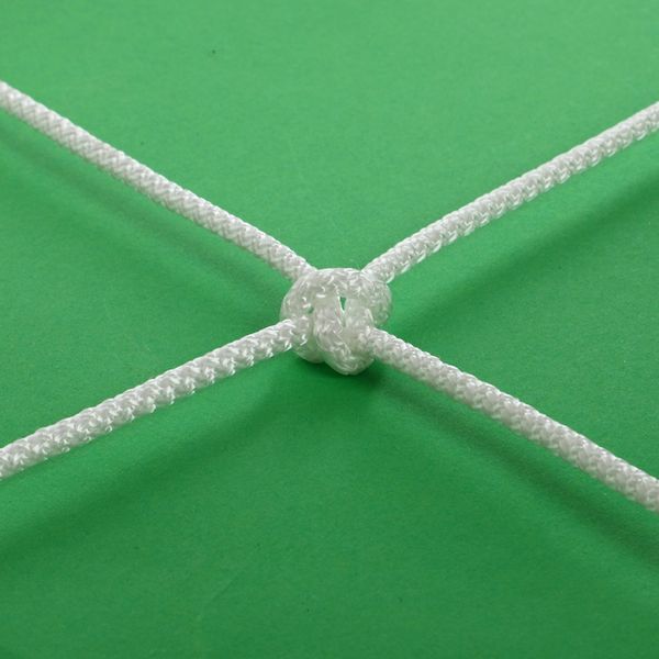 Сетка на ворота футбольные в комплекте из 2 штук CIMA C-8970 6,5x2,5x1,48х2,5м 2шт белый C-8970 фото