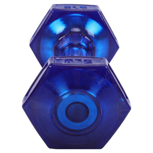 Гантель для фитнеса с TPU покрытием Zelart Jelly Urethane Coated Dumbbells TA-2946-5LB 1шт 2,3кг фиолетовый TA-2946-5LB фото