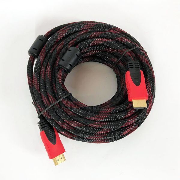 Кабель HDMI - HDMI 10m усиленный в обмотке 10м шнур ws15346 фото