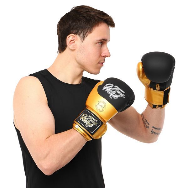 Перчатки боксерские на липучке PU HARD TOUCH BO-4439 10-14 унций цвета в ассортименте 14 унции BO-4439 фото