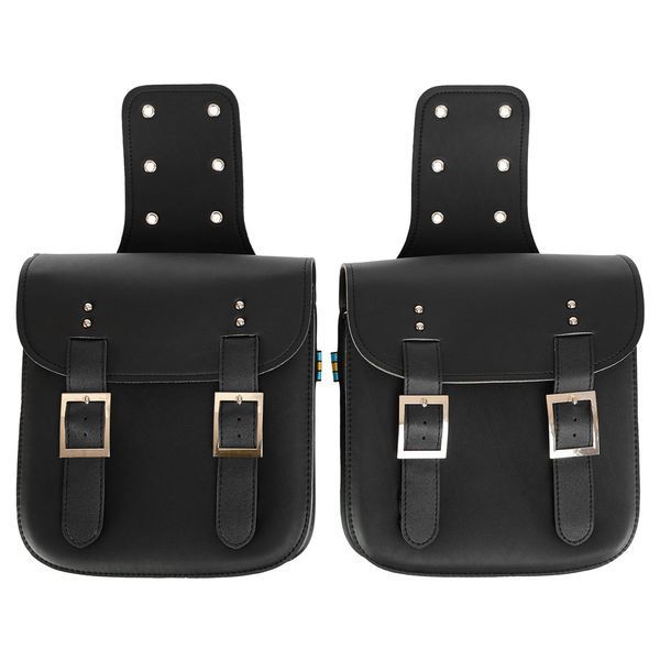 Кофри бокові для мотоцикла зі шкірозамінника SP-Sport HL613 2шт 28x27x12см чорний HL613 фото