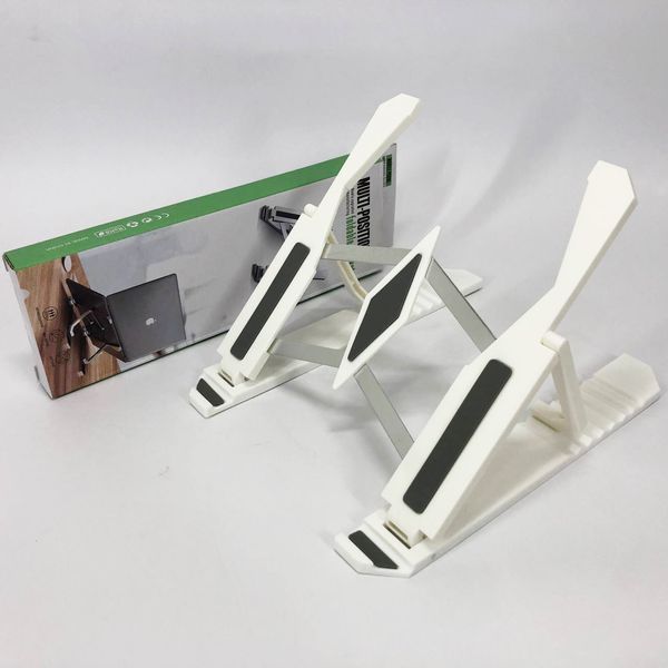 Подставка для ноутбука Multi-Position foldable bracket JC-25 8х22смСтильная подставка. Цвет: белый ws85551-1 фото