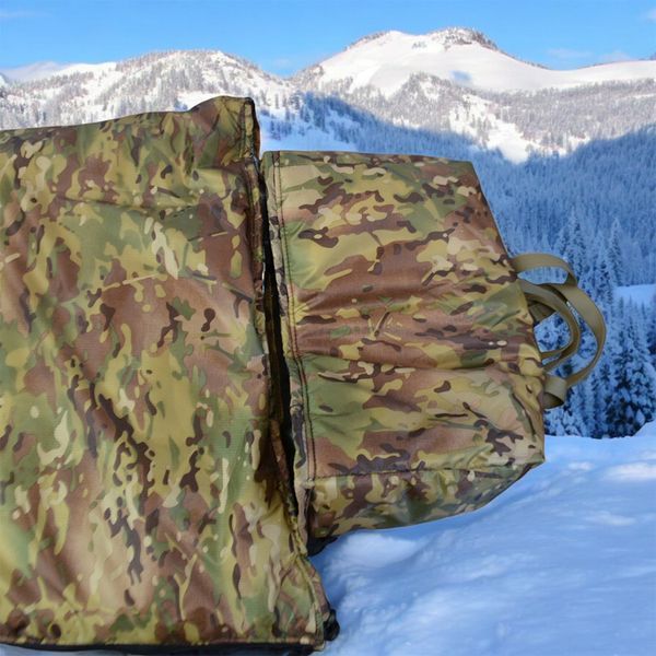 Универсальный спальный мешок Арктика до -25, тактический зимний спальник, военный мультикам ws71759 фото
