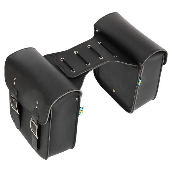 Кофри бокові для мотоцикла зі шкірозамінника SP-Sport HL613 2шт 28x27x12см чорний HL613 фото