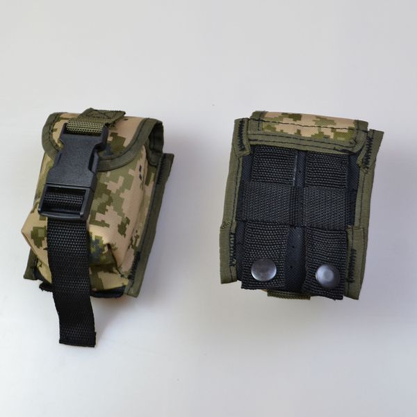 Качественный Подсумок под гранату из кордуры пиксель MOLLE для гранаты тактический ws35232 фото