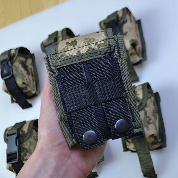 Качественный Подсумок под гранату из кордуры пиксель MOLLE для гранаты тактический ws35232 фото