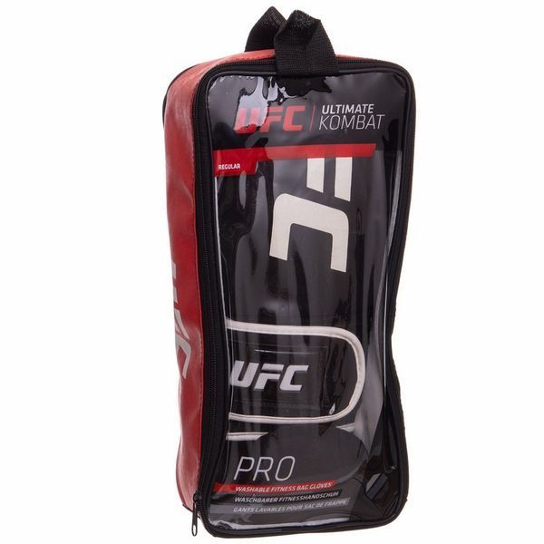 Перчатки боксерские на липучке неопреновые UFC PRO Washable UHK-75023 S-M белый UHK-75023 фото