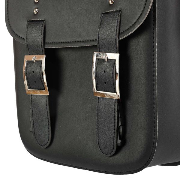 Кофри бокові для мотоцикла зі шкірозамінника SP-Sport HL613 2шт 28x27x12см чорний HL613 фото