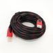 Кабель HDMI - HDMI 10m усиленный в обмотке 10м шнур ws15346 фото 4