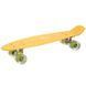 Пенни борд Penny Board круизер пластиковый со светящимися колесами 22' SP-Sport SK-5672-1 желтый-салатовый SK-5672-1 фото 2