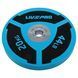 Бамперні диски поліуретанові Bumper Plates LiveUp LP8027-20 o50.5мм 20кг синій-чорний LP8027-20 фото 1