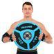 Бамперні диски поліуретанові Bumper Plates LiveUp LP8027-20 o50.5мм 20кг синій-чорний LP8027-20 фото 9