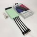 Павербанк Power Bank UKC 50000mAh Мобільна зарядка зовнішній акумулятор портативний павер. Колір: зелений ws81727-2 фото 1