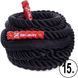 Канат для кроссфита Combat Battle Rope Zelart FI-2597-15 15м черный FI-2597-15 фото 1