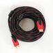 Кабель HDMI - HDMI 10m усиленный в обмотке 10м шнур ws15346 фото 5