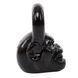 Гиря тренировочная цельная чугунная Iron head Demon Zelart TA-5708-16 вес 16кг черный TA-5708-16 фото 5