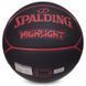 М'яч баскетбольний SPALDING HIGHLIGHT 76868Y розмір 7 чорний 76868Y фото 3