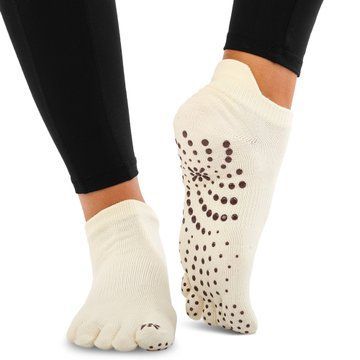 Носки для йоги и пилатеса с закрытыми пальцами нескользящие BLOOM YOGA SOCKS LB7081 размер 36-41 цвета в ассортименте LB7081 фото